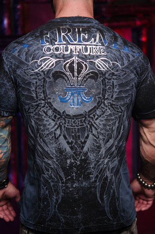 Xtreme Couture | Футболка мужская HONORABLE Black X1859I от Affliction принт на спине