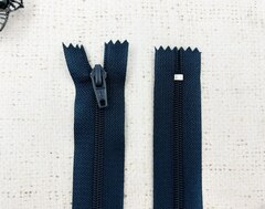 Молния брючная SBS автомат, L 20 см, Т3, н/р, тёмно-синий