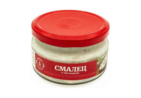 Смалец бутербродный с чесноком, 150г.