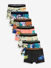 Трусы для мальчика Next N34-001, 7 шт., Черный, Бежевый, Персиковый