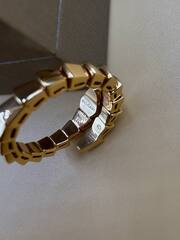 Кольцо ЗМЕЯ-SERPENTI lux качество VGOLD розовое золото