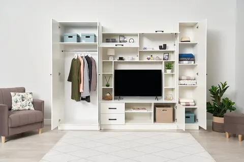 гостиная МАРТА-11 (белый) 2,7 м (Эра)