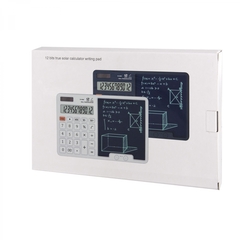 
          Калькулятор с графическим планшетом Alingar 12 разрядов, 245*158*15 мм, белый, выдвижная подставка, 2 стилуса, батарея АААх2 не в комплекте