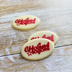 Готовый декор из шоколадной глазури "С Новым Годом" 5 шт