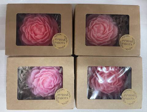 Мыло цветок в коробочке