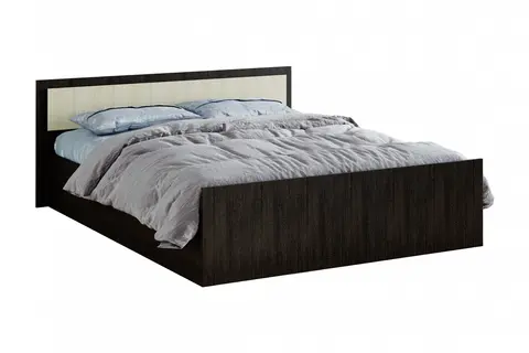 Фиеста кровать 1,4 м LIGHT венге / лоредо с рейками