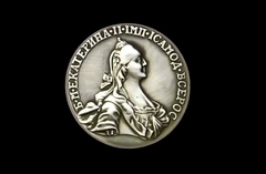 Силиконовый молд Монета 1764 г Екатерина ll