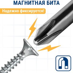 Бита отверточная ПРАКТИКА Профи PH-2 х 110мм (036-575)