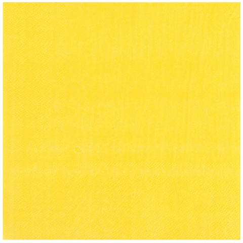 Салфетка желтая 33см 12шт