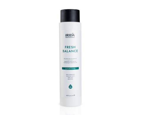 IRIDA PROFESSIONAL Шампунь для волос склонных к жирности FRESH BALANCE 400 мл