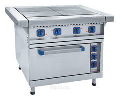 Плита электрическая четырехконфорочная с жарочным шкафом Abat ЭП-4ЖШ-01