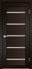 Межкомнатная дверь X-4 / Цвет тон Венге / Остекление "Сатинат белое" / Двери Верда