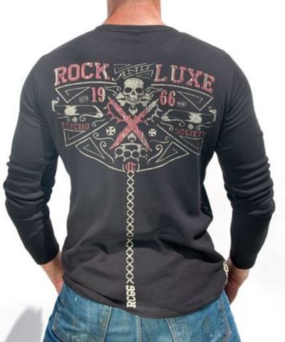 Rush Couture | Пуловер мужской Rock and Luxe RC032 спина
