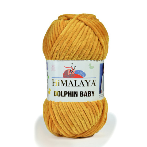 Пряжа Himalaya Dolphin Baby арт. 80330 горчица