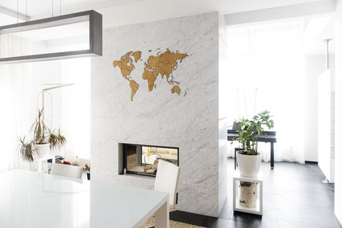 Карта мира Wall Decoration Exclusive 130х78 cm (Европейский Дуб)