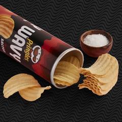 Чипсы Pringles Wavy salted Принглс рифлёные с солью 130 гр