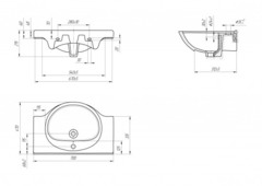 РАКОВИНА ERICA 70