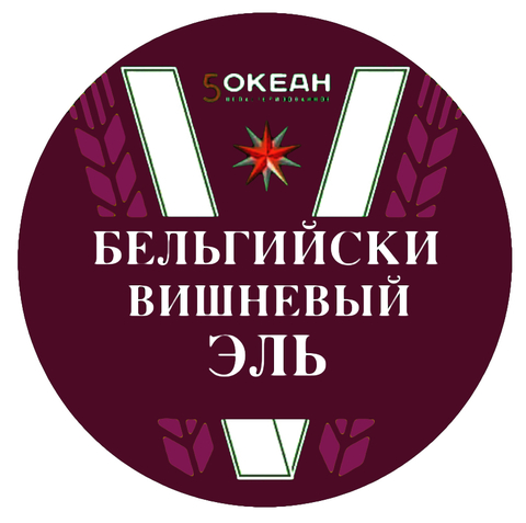 Пиво  5 Океан Бельгийский Вишневый Эль