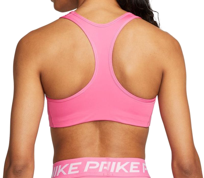 Nike Swoosh Sports Bra - Pink/White Woman