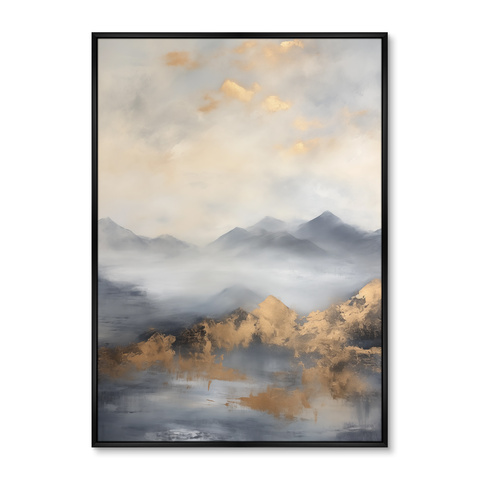 ArtNoMore - Репродукция картины на холсте Landscape collection, Mountain peaks, No 2, 2024г.
