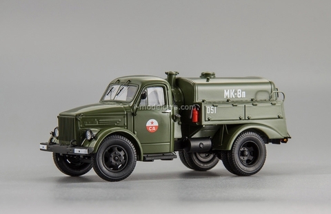 GAZ-51 MZ-51M GSVG 1965 Oil refueler Soviet Army khaki DIP 1:43