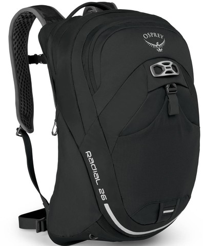 Картинка рюкзак велосипедный Osprey Radial 26 Black - 1