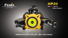 Купить Налобный фонарь Fenix HP20 Cree XP-G R5 напрямую от производителя, недорого и с доставкой.