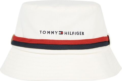 Кепка тенниснаяTommy Hilfiger Established Tape Bucket Man - white