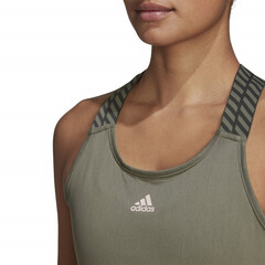 Топ теннисный Adidas W Y-Tank - legacy green/pink tint