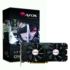 Видеокарта AFOX NVIDIA GeForce GTX1660, 6Гб GDDR6, 192 бита, Retail, PCIe3.0, 2xFAN, 2-SLOT, 120Вт, HDMI, DVI, DP (AF1660-6144D5H2)