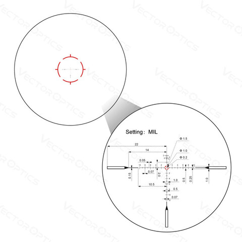 Vector Optics Continental X10 1-10x28 ED FFP, сетка VET-RAR, (SCFF-48)