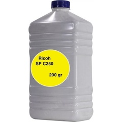 Тонер для Ricoh SP C231, C232, C242, C251, C310, C311, C312, C341, C342, C252, C262, C360, C361 Yellow, химический, фл. 200 г. B&W фасовка Россия