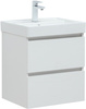 Aquanet 308332 Компл.2 - Тумба Вега 50 2 ящ. цв.белый глянец (308332)