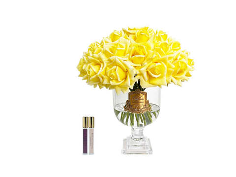 Букет роз ароматизированный и 2 спрея 10мл Cote Noire Versailles Rose Bouquet желтый с золотом декором