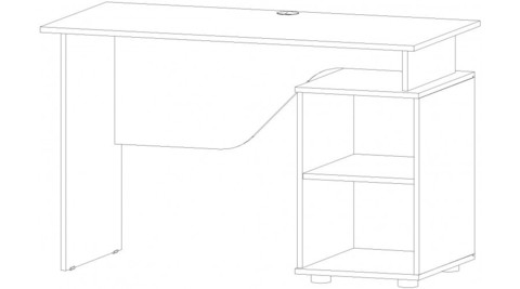 стол компьютерный с дверцей РАЛЬФ