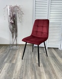фото 1 Стул BARI UF910-11 WINE RED, велюр / черный каркас М-City на profcook.ru