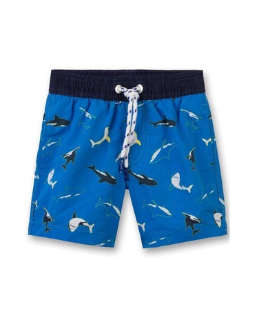 Плавательные шорты с акулами Sanetta, цвет голубой