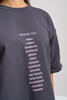 Футболка  женская оверсайз серый 