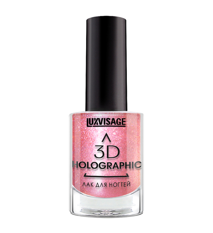 LuxVisage Лак для ногтей 3D HOLOGRAPHIC тон 719 розовый кварц 11мл