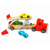 Автовоз деревянный 4