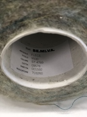 Альпака (20%) с мериносом (28%), вискозой и па, BE MI VA Flece 950 желто-зеленый мультиколор