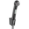 Hansgrohe 32128340 Гигиенический душ - комплект с держателем и шлангом 160 см (чёрный хром шлифованный)