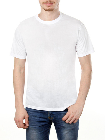 K505-15 футболка мужская, белая