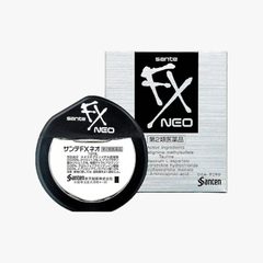 Японские Капли для глаз с таурином Sante FX Neo (Серебро), Серебряные капли, Япония, Santen