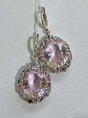 Рококо (серьги из серебра)