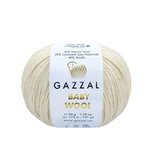 Пряжа Gazzal Baby Wool 829 экрю