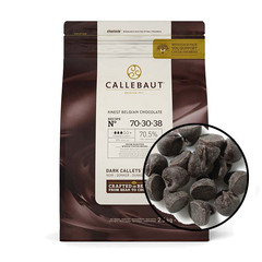 Шоколад  Barry Callebaut 70,4%  горький в галетах 500 гр
