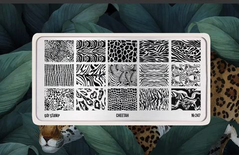 Пластина для стемпинга Go! Stamp 247 Cheetah
