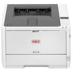OKI B412DN - Монохромный принтер формата А4, до 33 страниц в минуту, автоматический дуплекс, плотность 163 г/м (45762002)