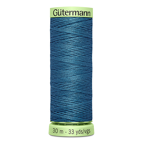 Нить Top Stitch 30/30 м для декоративной отстрочки, Gutermann, 903 серо-бирюзовый